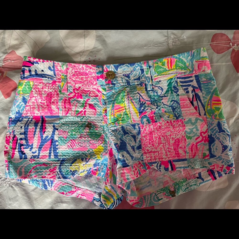 Lilly Pulitzer Walsh Shorts Summer Pop Up Remix